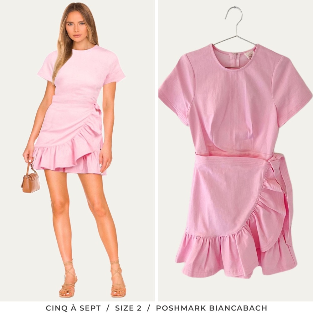 NWT β’ Cinq Γ Sept Mini Dress - Picture 3 of 11